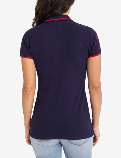 MULTI-TONAL LOGO SOLID POLO SHIRT 19