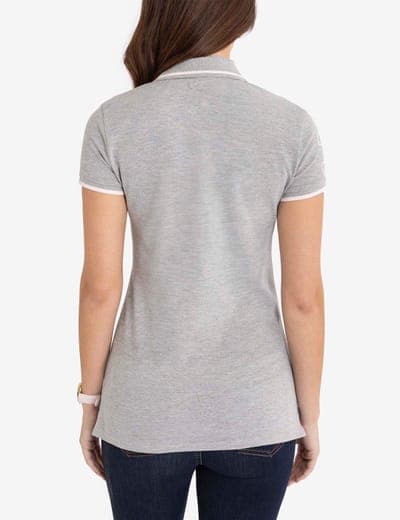 MULTI-TONAL LOGO SOLID POLO SHIRT 27