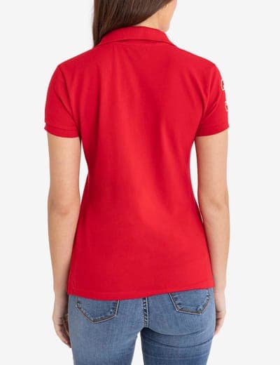 USPA METALLIC PRINT POLO SHIRT 6
