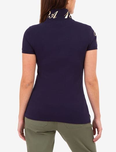 USPA METALLIC PRINT POLO SHIRT 11