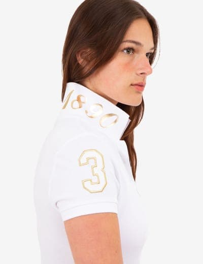 USPA METALLIC PRINT POLO SHIRT 13