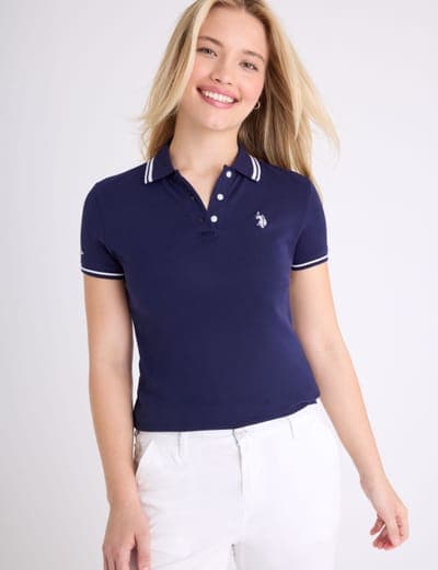 DOUBLE TIPPED POLO SHIRT 1