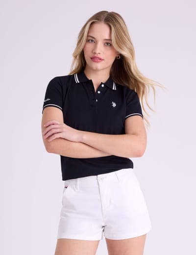 DOUBLE TIPPED POLO SHIRT 14