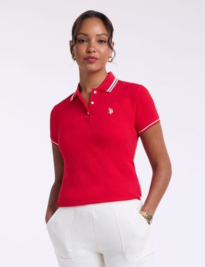 DOUBLE TIPPED POLO SHIRT 23