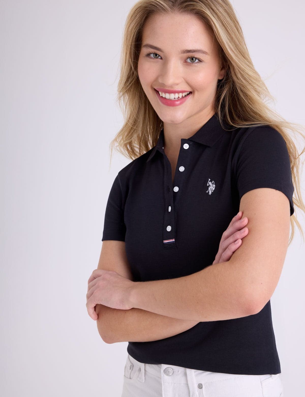 SLIM FIT INTERLOCK POLO SHIRT