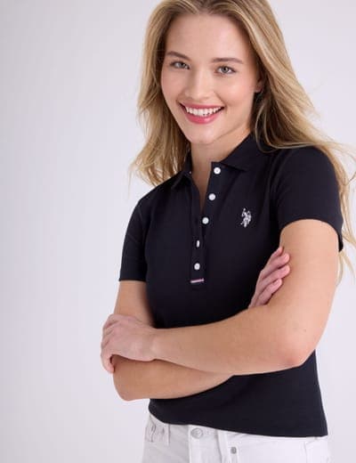 SLIM FIT INTERLOCK POLO SHIRT 1