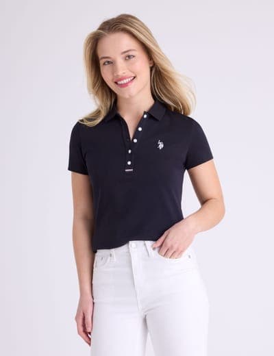SLIM FIT INTERLOCK POLO SHIRT 2