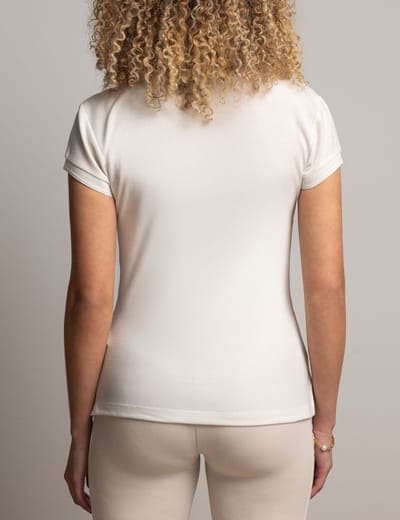 WHITE LABEL ZIP POLO SHIRT WITH PIPING 6