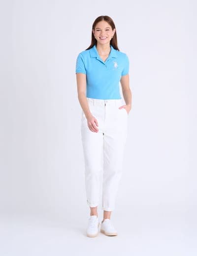 USPA METALLIC PRINT POLO SHIRT 3