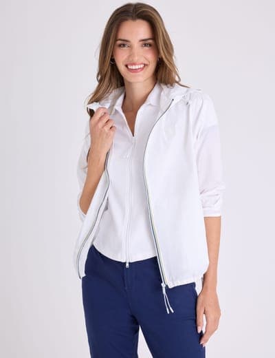 SIGNATURE STRIPE HOODED JACKET 2