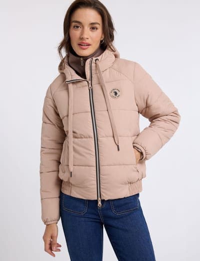 WIDE COLLAR PUFFER JACKET 3