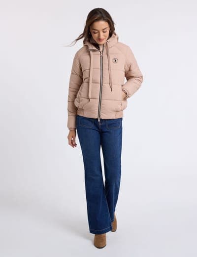 WIDE COLLAR PUFFER JACKET 2