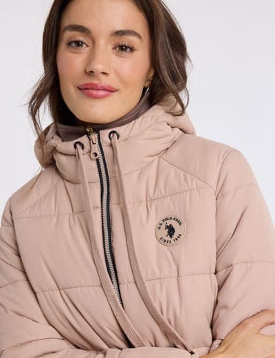 WIDE COLLAR PUFFER JACKET 4