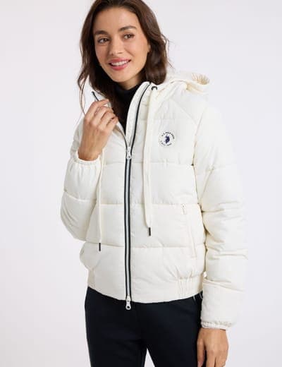 WIDE COLLAR PUFFER JACKET 8