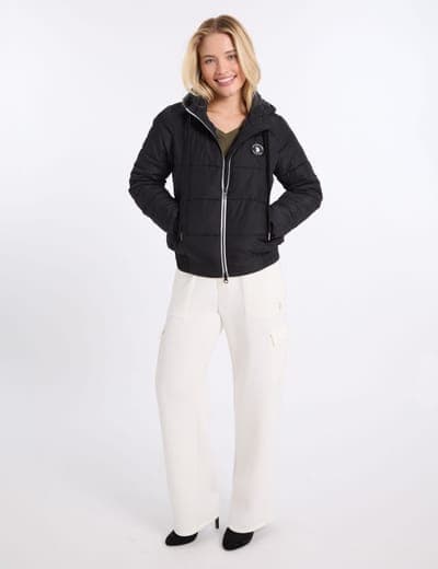 WIDE COLLAR PUFFER JACKET 12