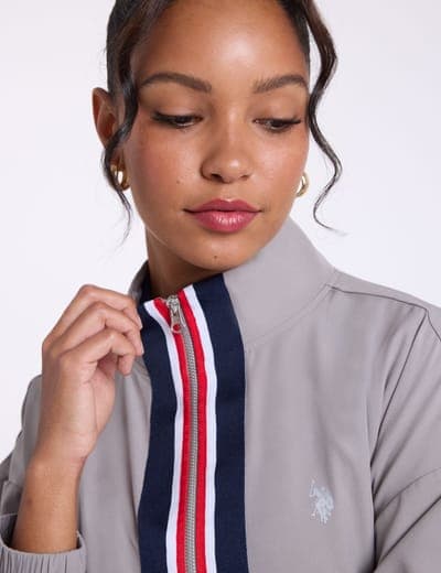 FULL ZIP STRIPE TRACK JACKET 3