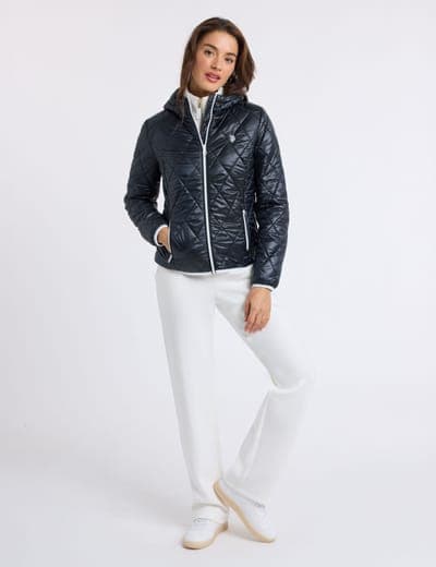 QUILTED PUFFER JACKET WITH HOOD 3