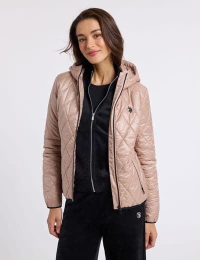 QUILTED PUFFER JACKET WITH HOOD 4