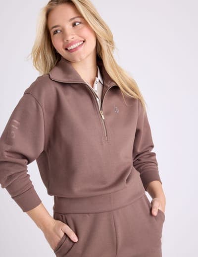 WHITE LABEL QUARTER ZIP SCUBA PULLOVER 1