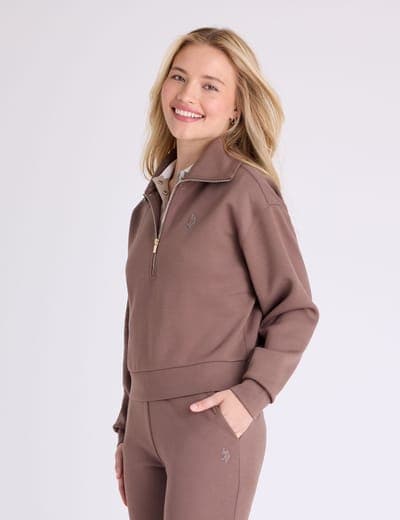 WHITE LABEL QUARTER ZIP SCUBA PULLOVER 6
