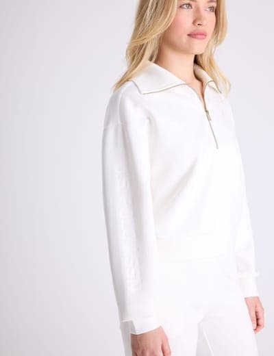 WHITE LABEL QUARTER ZIP SCUBA PULLOVER 10