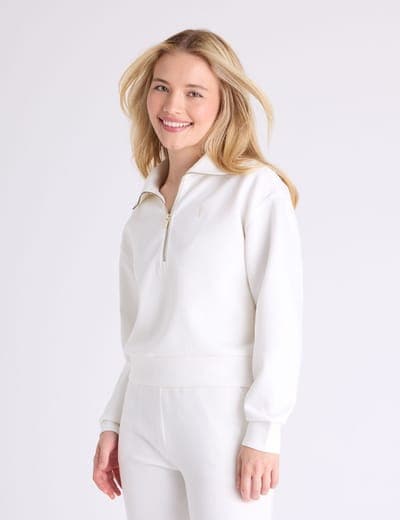 WHITE LABEL QUARTER ZIP SCUBA PULLOVER 14