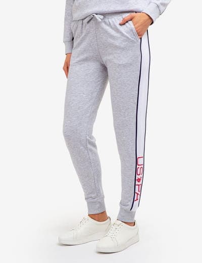 USPA HIGH WAISTED JOGGER WITH PIPING 2