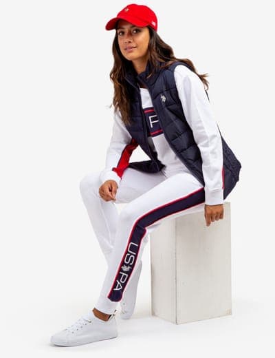 USPA HIGH WAISTED JOGGER WITH PIPING 6