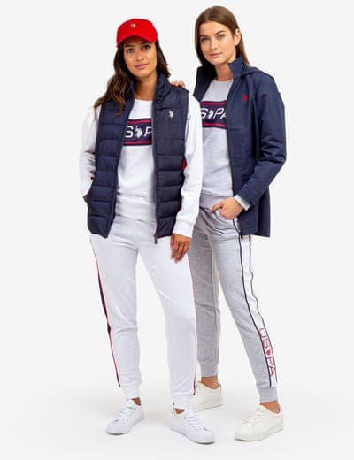 USPA HIGH WAISTED JOGGER WITH PIPING 5