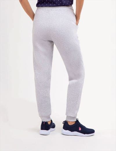 FLEECE HIGH WAISTED LOGO JOGGER 3