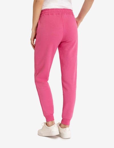 FLEECE HIGH WAISTED LOGO JOGGER 6