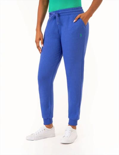 FLEECE HIGH WAISTED LOGO JOGGER 7