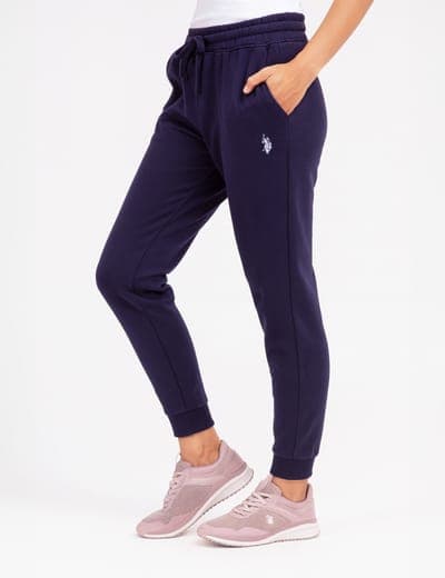 FLEECE HIGH WAISTED LOGO JOGGER 11