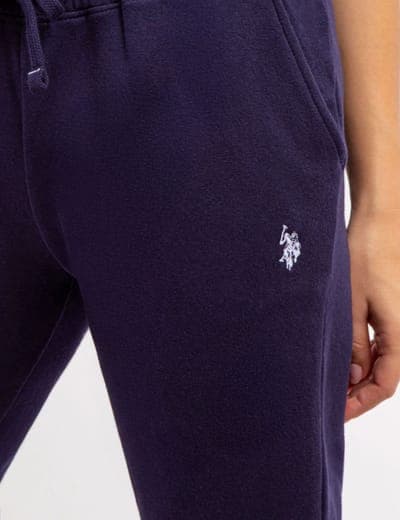 FLEECE HIGH WAISTED LOGO JOGGER 12
