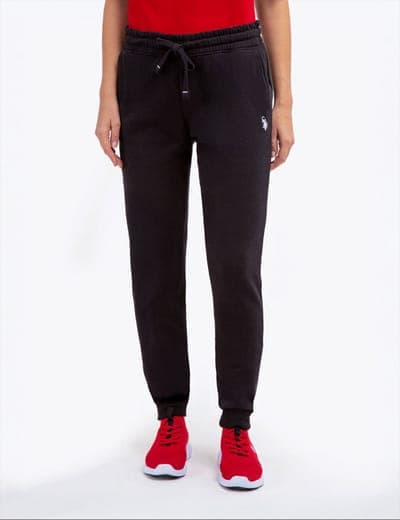 FLEECE HIGH WAISTED LOGO JOGGER 14