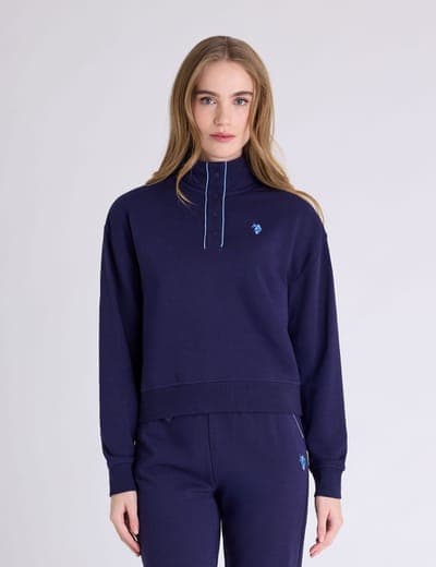 SNAP PLACKET PIPED FRENCH TERRY POPOVER 1