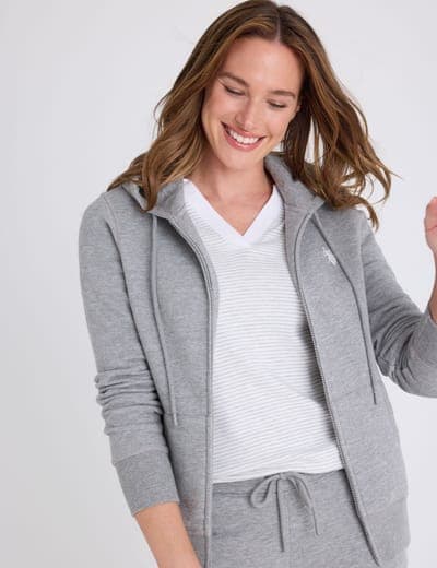 FULL ZIP LOGO HOODIE 12