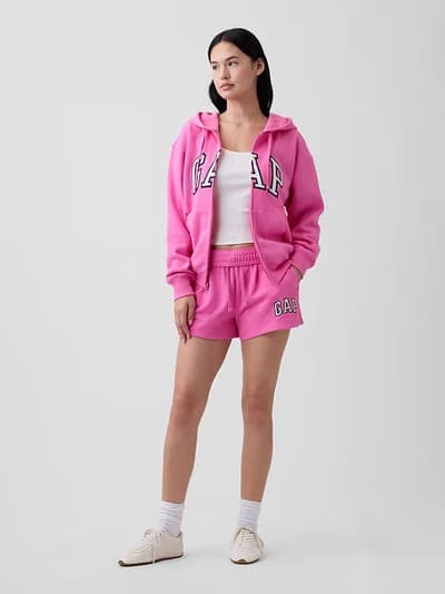 Relaxed Gap Logo Zip Hoodie 3