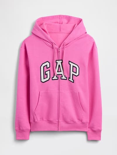 Relaxed Gap Logo Zip Hoodie 5