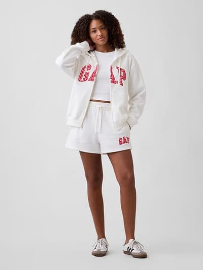 Relaxed Gap Logo Zip Hoodie 7