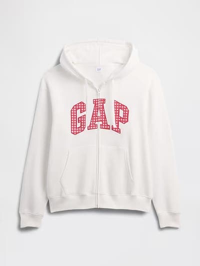 Relaxed Gap Logo Zip Hoodie 9