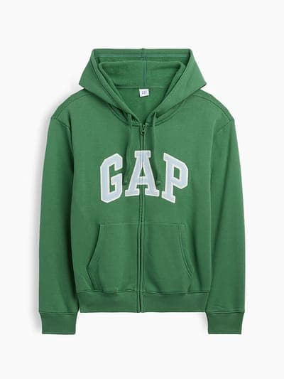 Relaxed Gap Logo Zip Hoodie 5