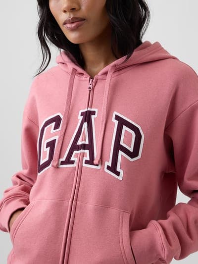 Relaxed Gap Logo Zip Hoodie 8