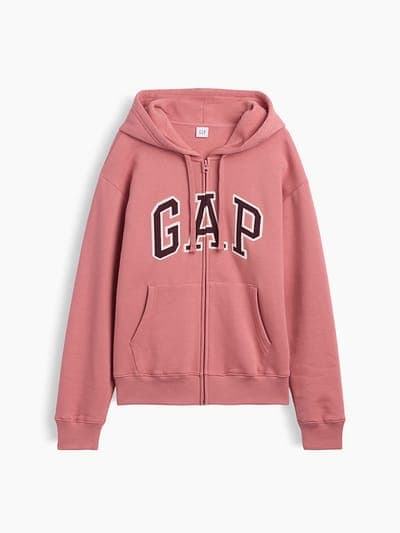 Relaxed Gap Logo Zip Hoodie 9