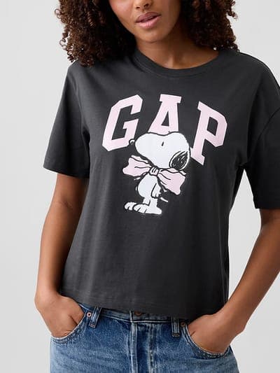 Peanuts Oversized Gap Logo T-Shirt 4
