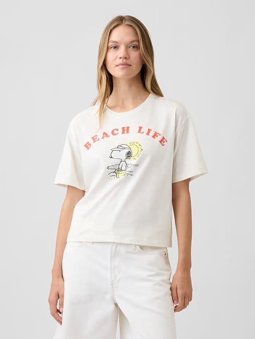 Peanuts Oversized Graphic T-Shirt