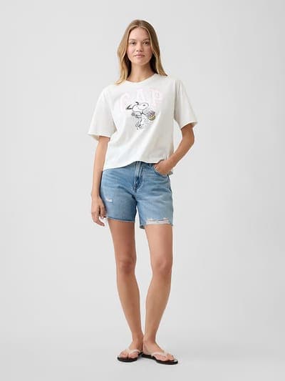 Peanuts Oversized Gap Logo T-Shirt 3