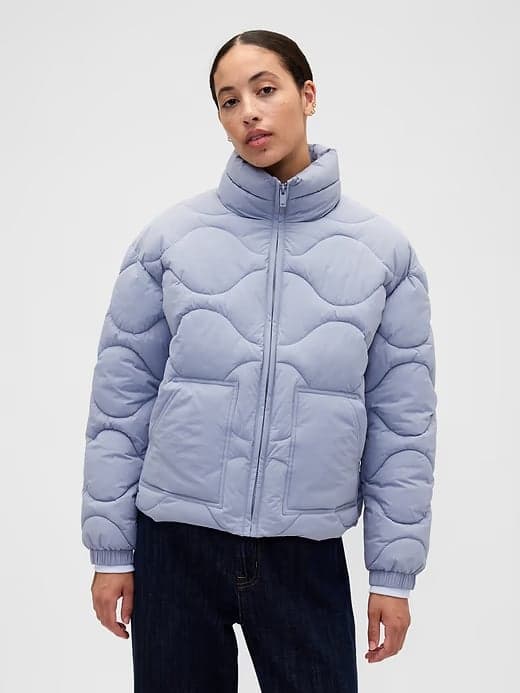 Relaxed Quilted Nylon Jacket