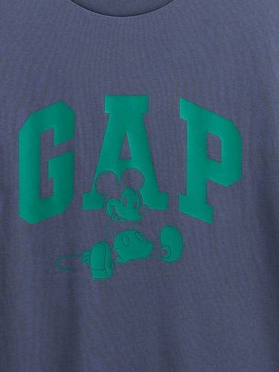 Gap × Disney Mickey Mouse Everyday Soft Relaxed Logo T-Shirt 4