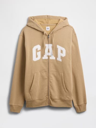 Adult Relaxed Gap Logo Zip Hoodie 7